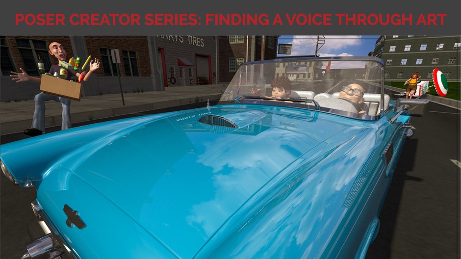 Poser Creator Series: Finding a voice through art