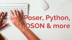 Poser, Python, DSON and more